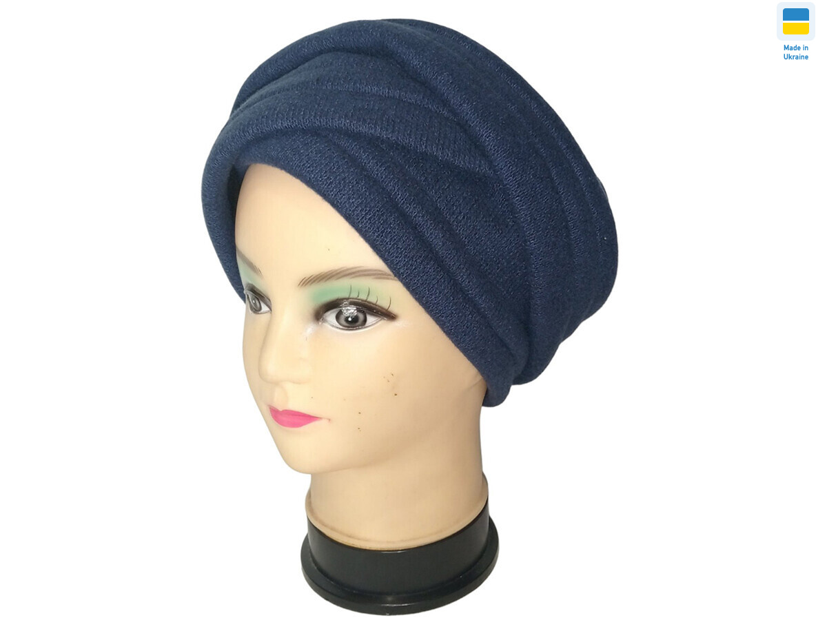 0510 чалма Едельвейс синій, 4 (56-62), <strong>410</strong>, зима