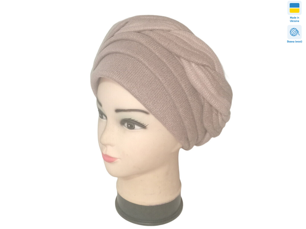 0529 чалма Олена бежевий, 4 (56-62), <strong>310</strong>, зима