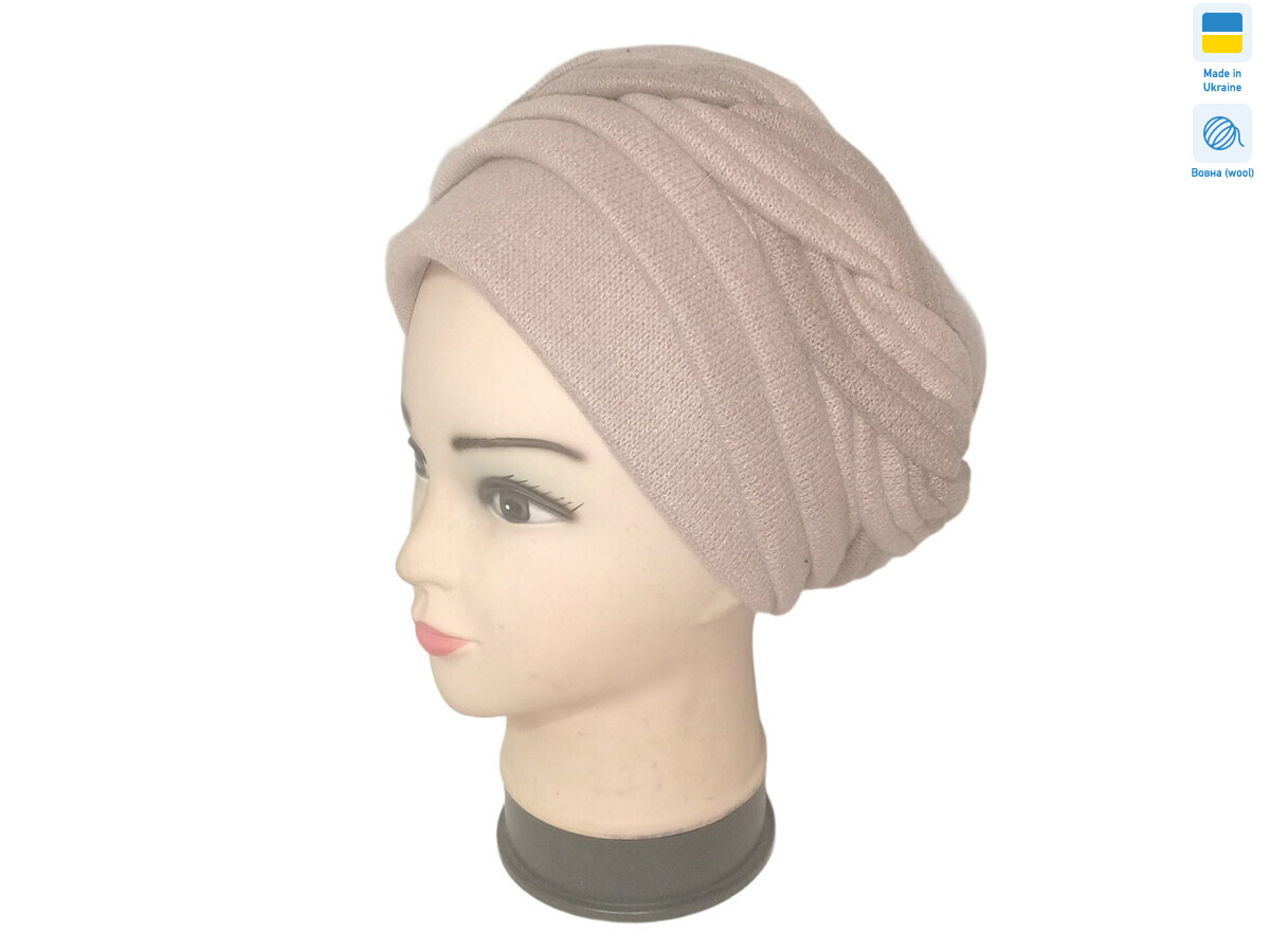 0530 чалма Олена св.бежевий, 4 (56-62), <strong>310</strong>, зима