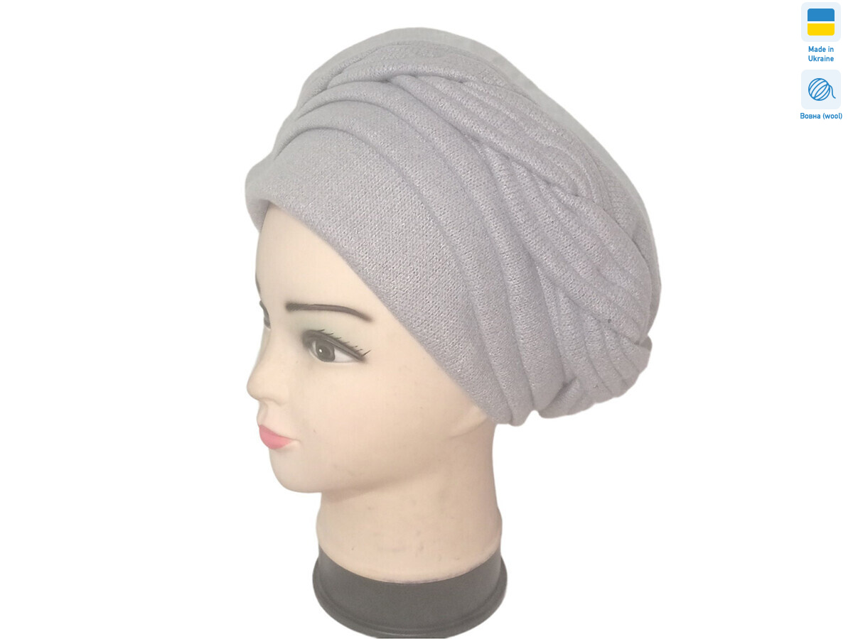 0536 чалма Олена св.бежевий, 4 (56-62), <strong>310</strong>, зима