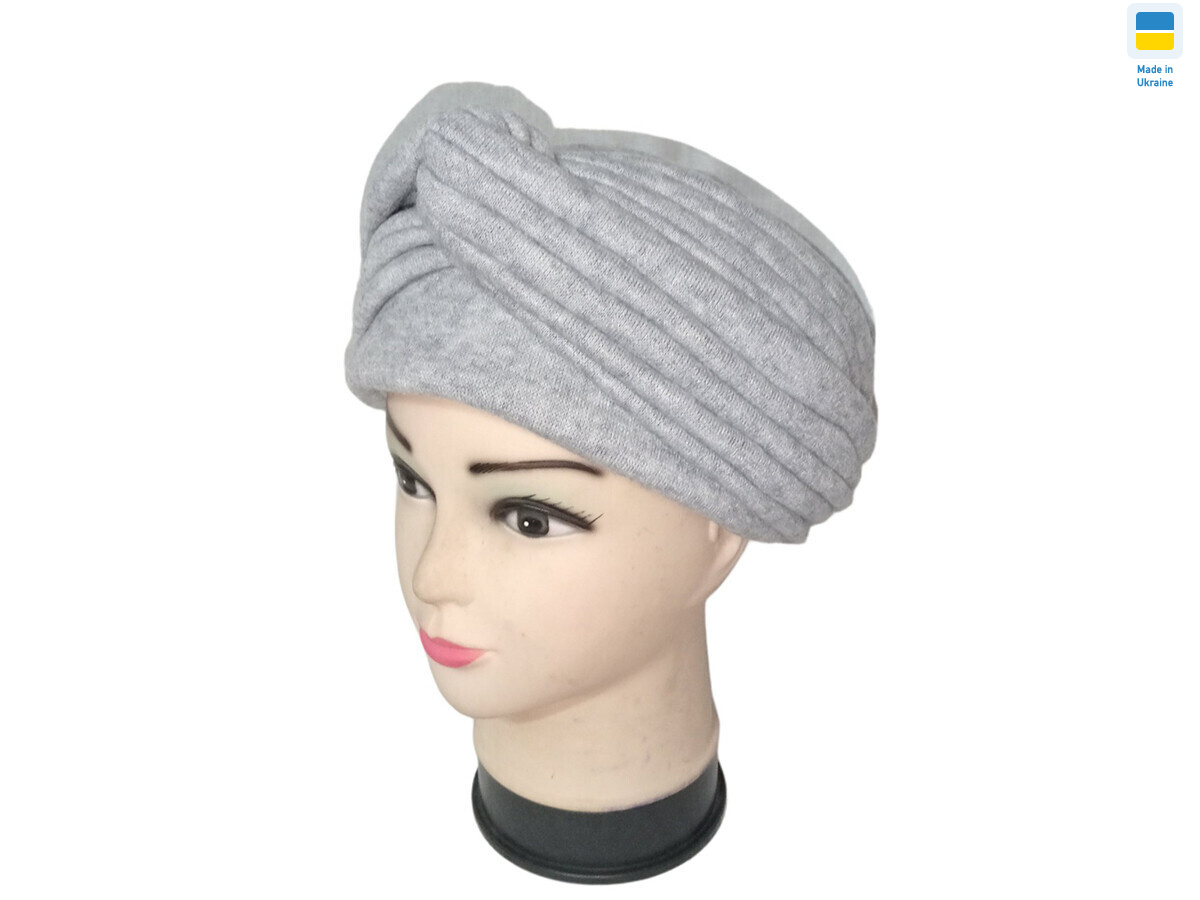 0538 чалма Шахерезада св.сірий, 4 (56-60), <strong>275</strong>, зима