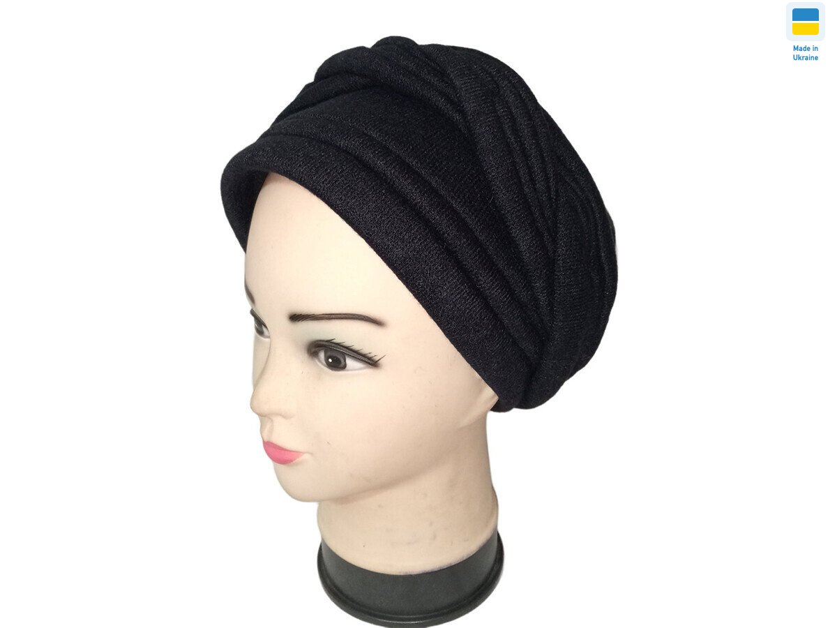 0540 чалма Шахерезада чорний, 4 (56-60), <strong>275</strong>, зима