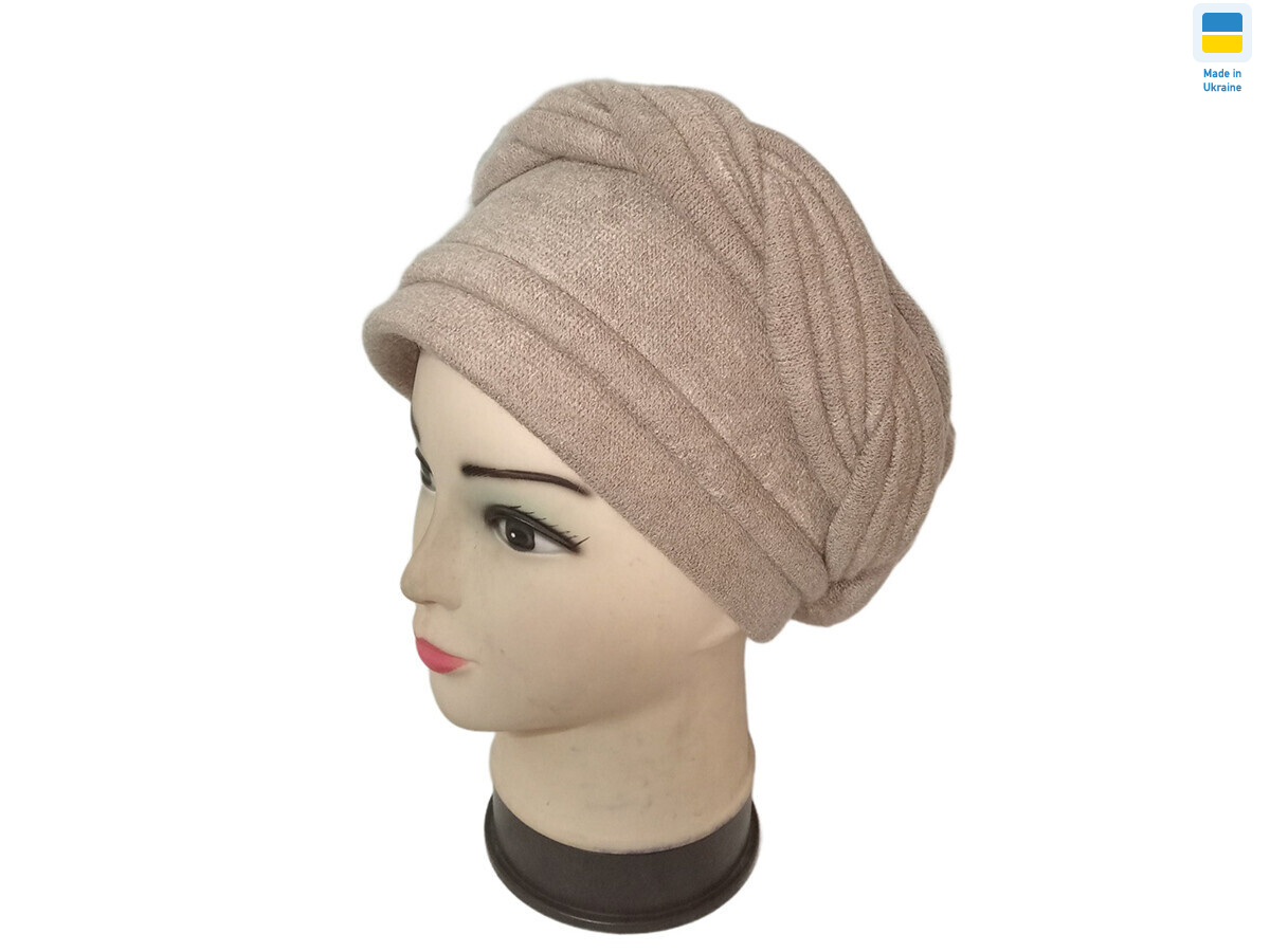 0541 чалма Олена бежевий, 4 (56-60), <strong>275</strong>, зима