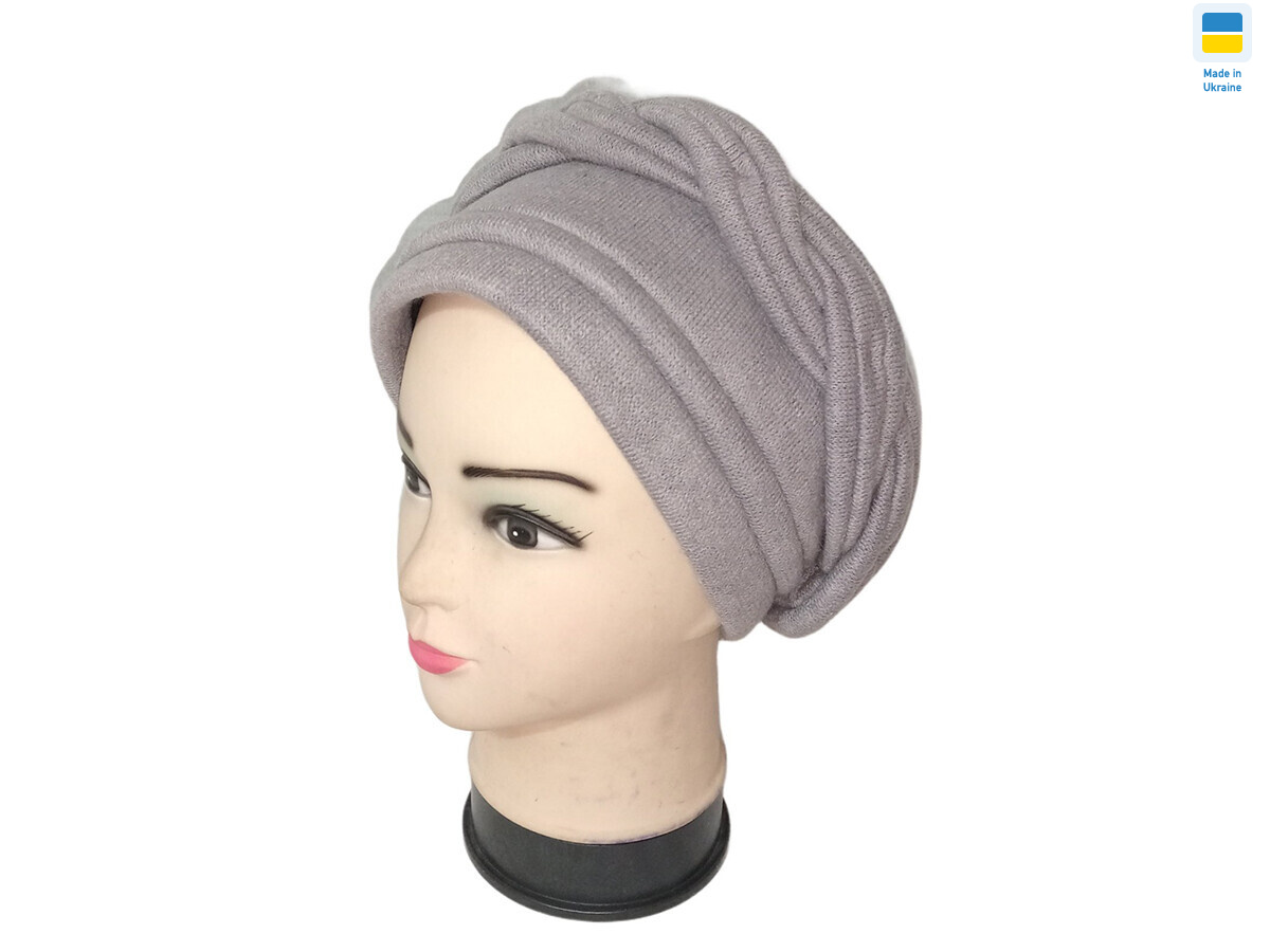 0542 чалма Олена сірий, 4 (56-60), <strong>275</strong>, зима