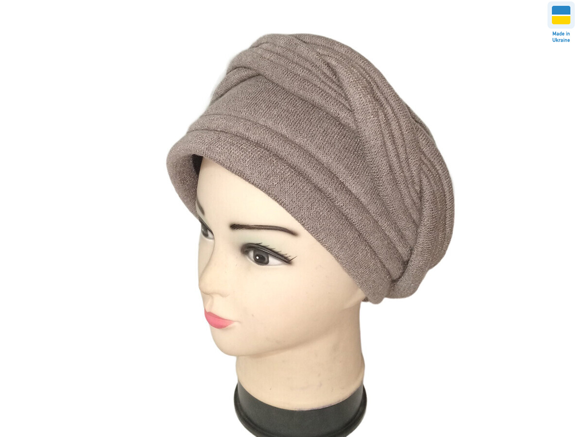 0544 чалма Олена т.бежевий, 4 (56-60), <strong>275</strong>, зима