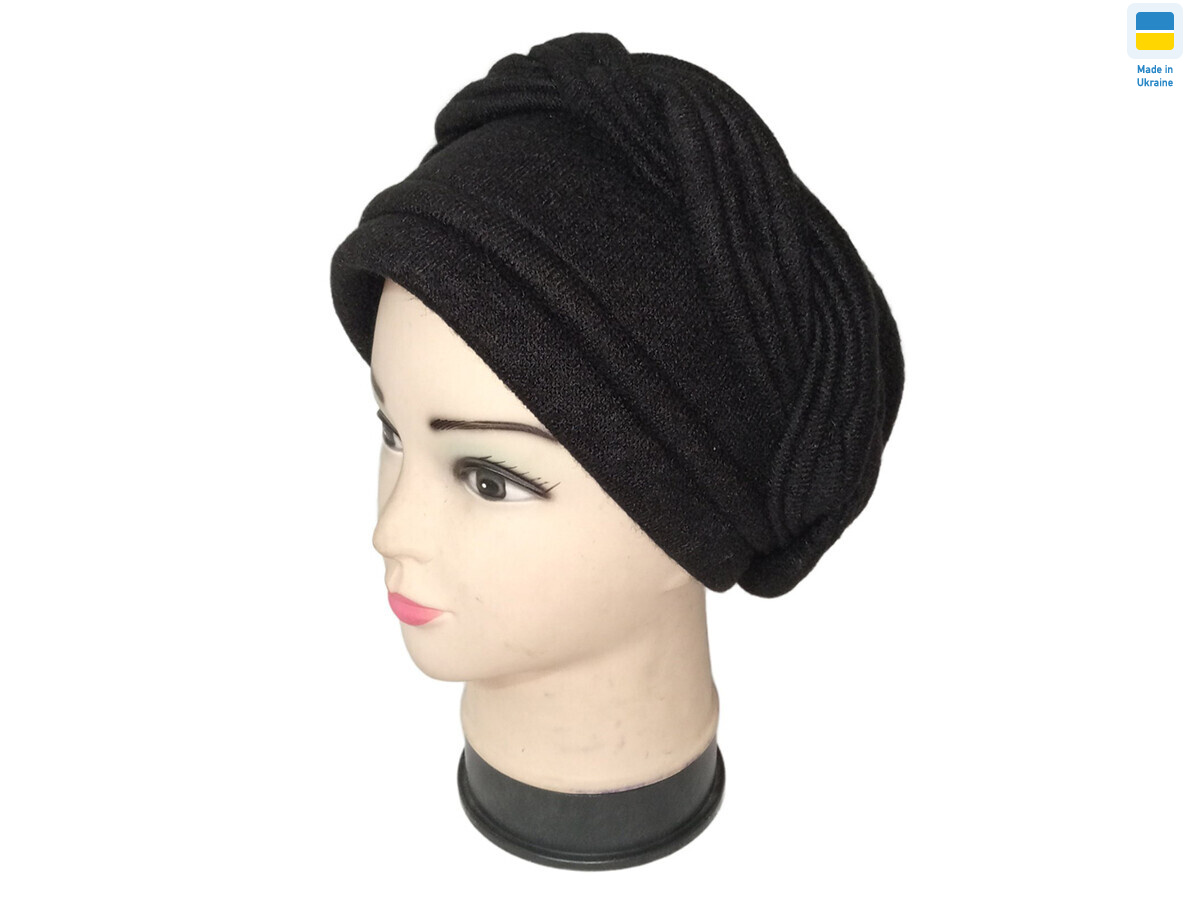 0545 чалма Олена чорний, 4 (56-60), <strong>275</strong>, зима