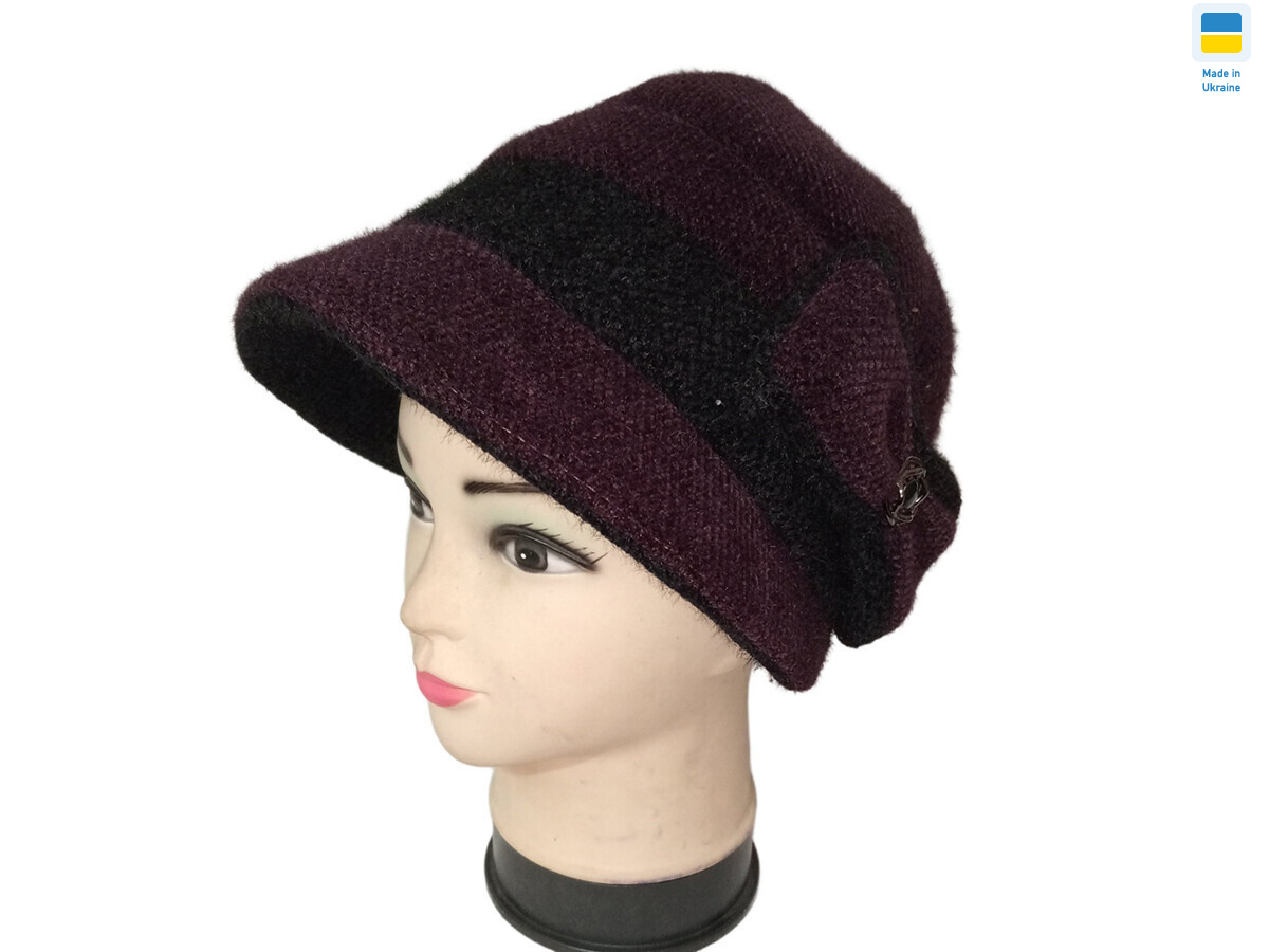 0553 бордово-чорний, 4 (56-60), <strong>330</strong>, зима