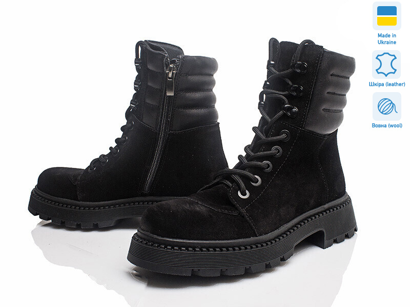 Paradize T 419 чорн замш з, 4 (37-40), <strong>1599</strong>, зима