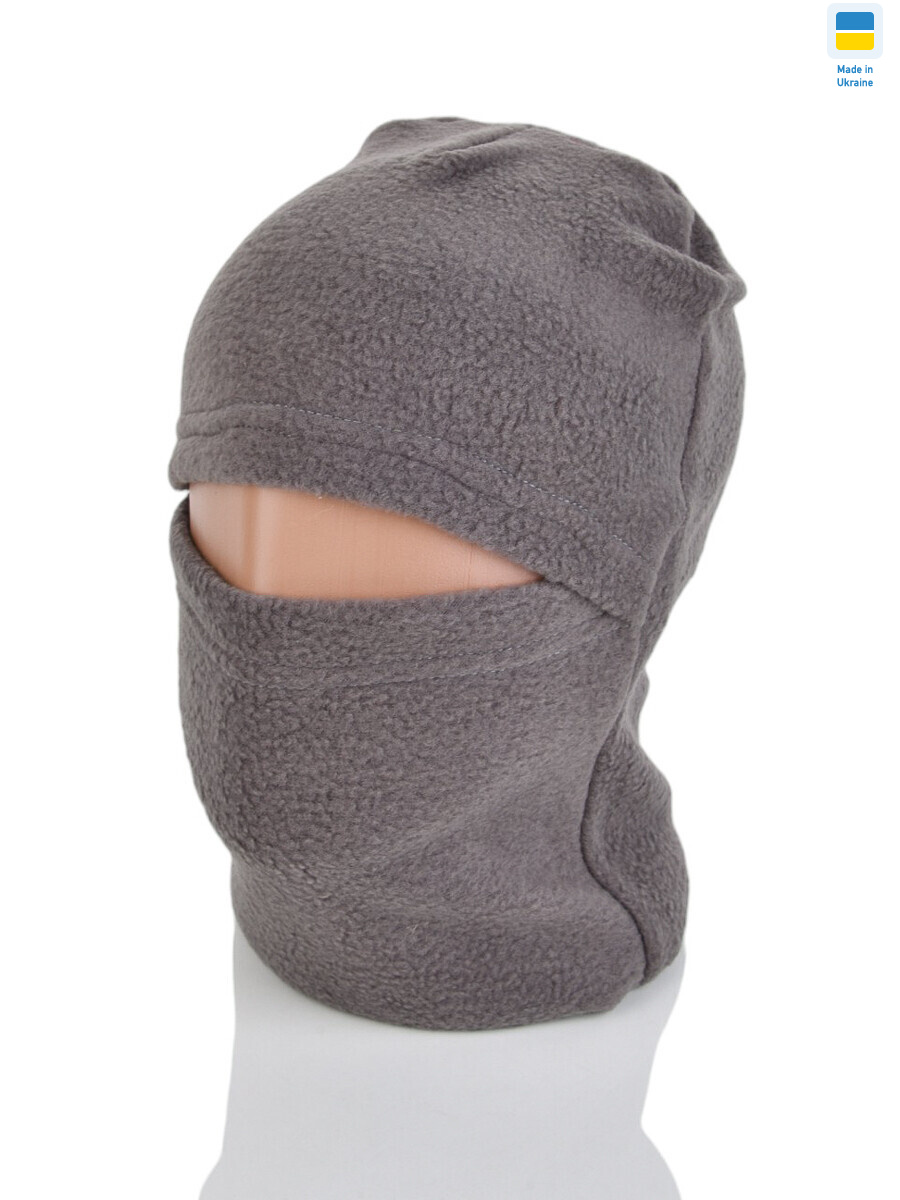 6-01 сірий фліс, 2 (One size), <strong>100</strong>, демісезон