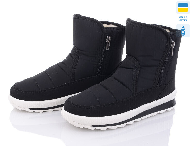 KZ611 чорний-білий 2025, 8 (37-41), <strong>400</strong>, зима