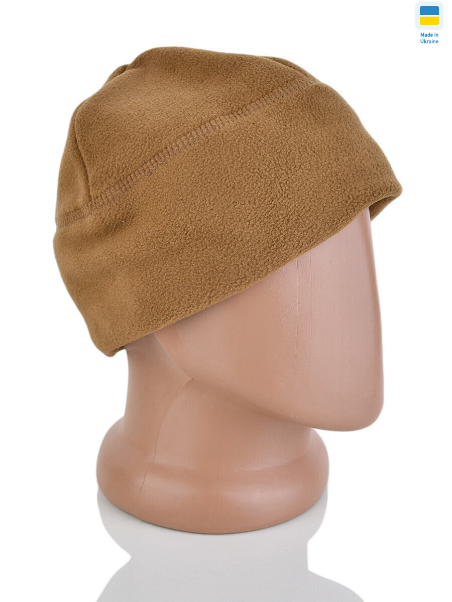 Шапка флісова коричневий (56р), 5 (One size), <strong>73</strong>, зима