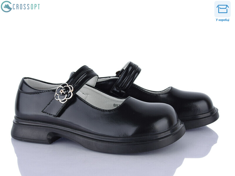 B5709PU black, 6 (32-37), <strong>680</strong>, демісезон