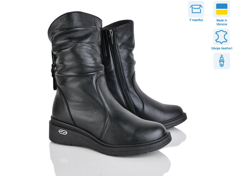 911T чорний к., 6 (37-42), <strong>1670</strong>, зима