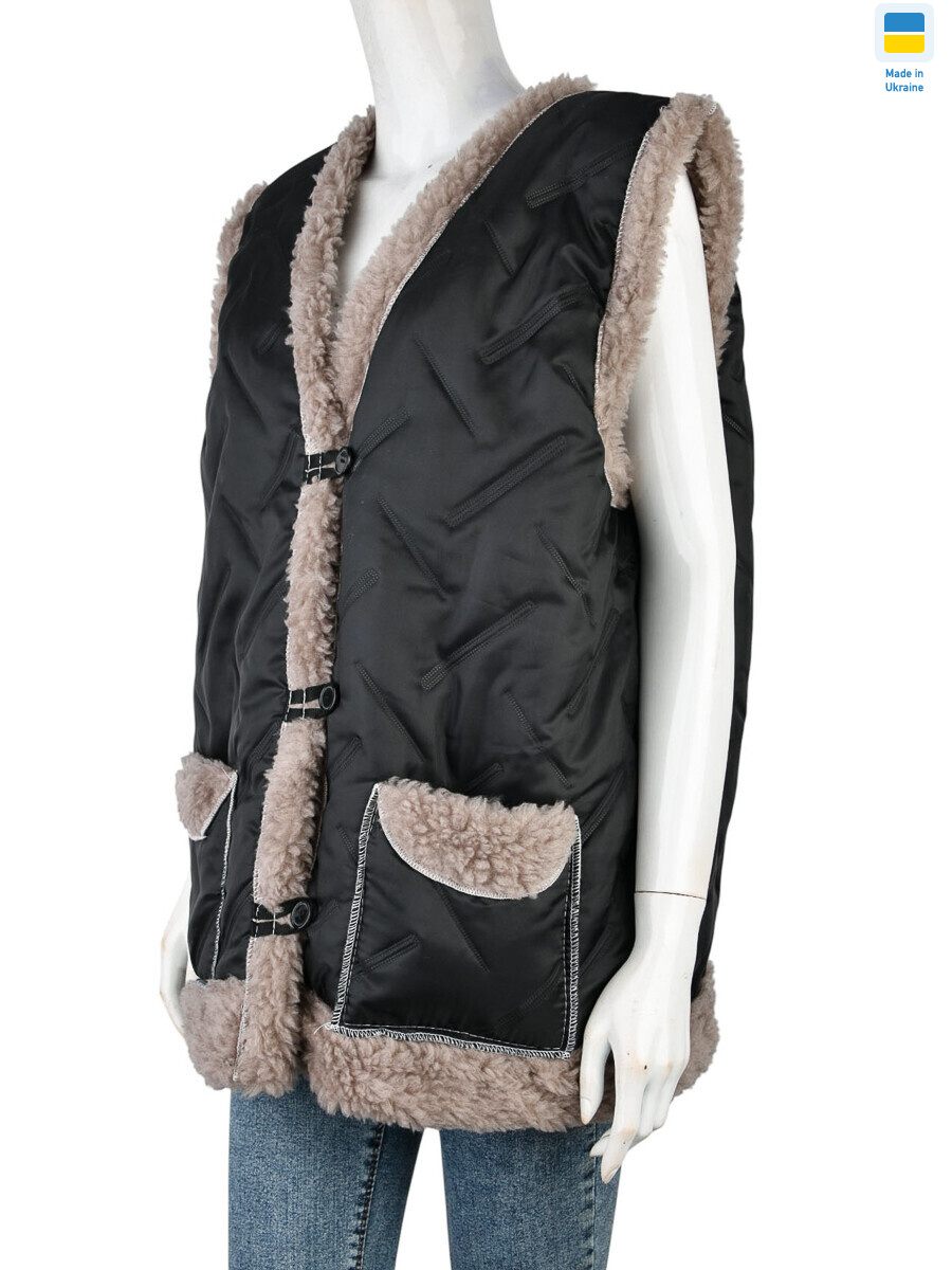 Жилетка N2 норма чорний, 6 (52-62), <strong>260</strong>, зима