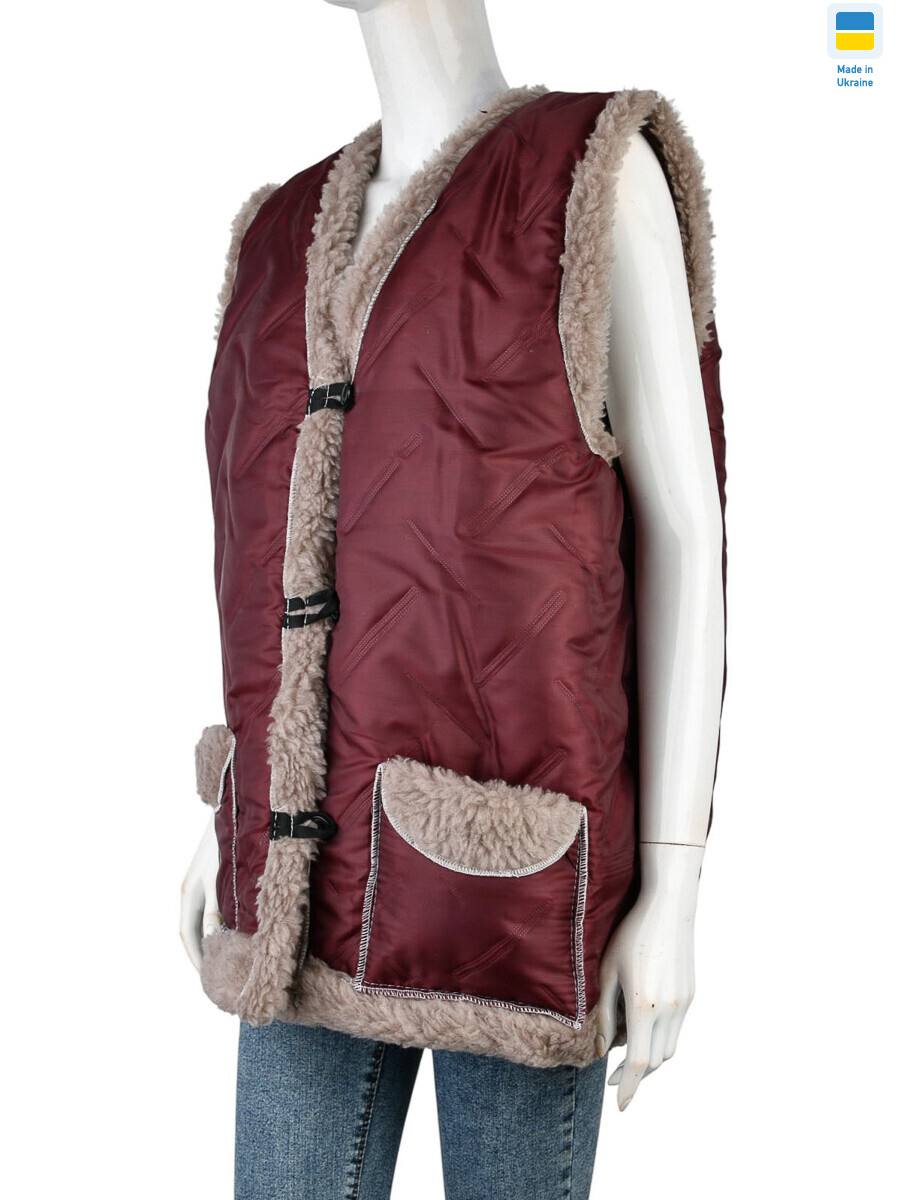 Жилетка N2 норма бордовий, 6 (52-62), <strong>260</strong>, зима
