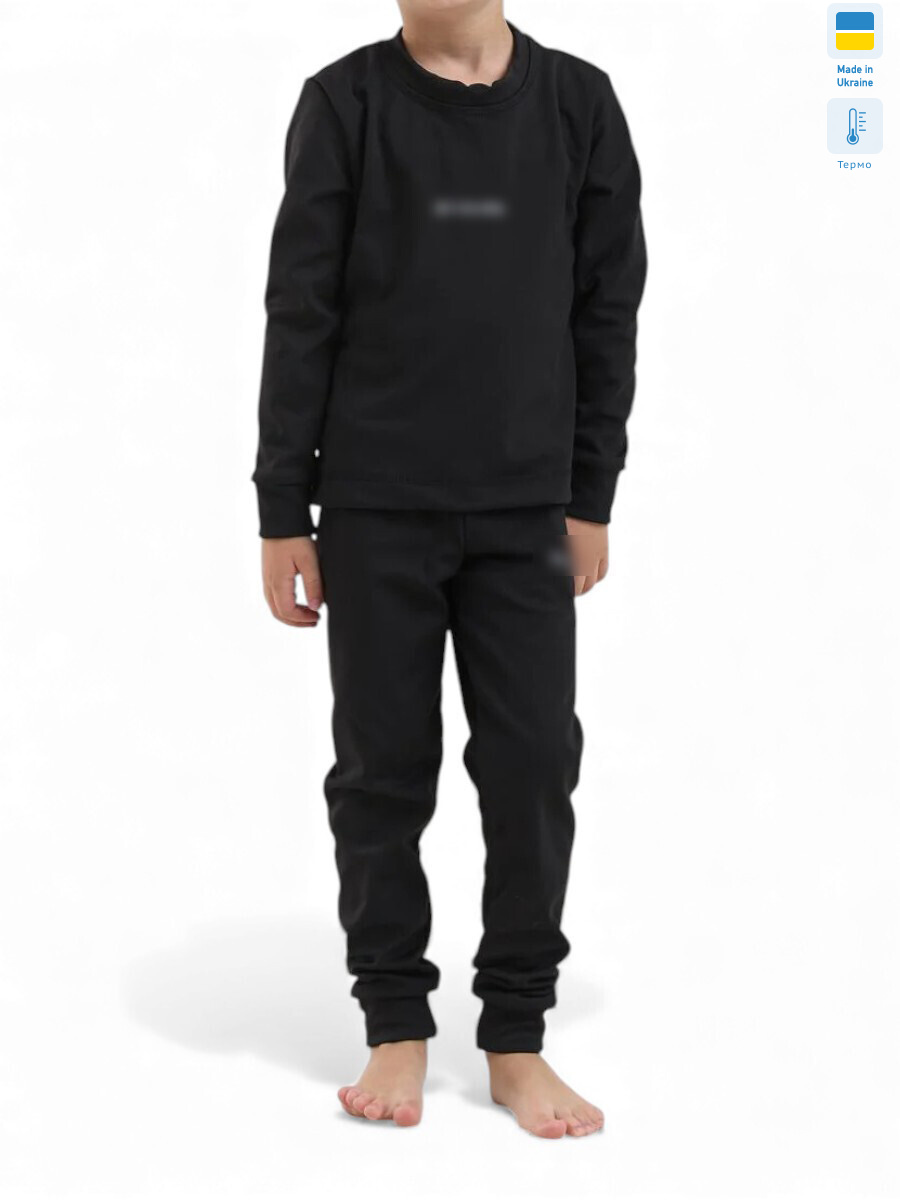 Дитяча термо білизна хлопчик CLM чорний, 4 (104-122), <strong>360</strong>, зима