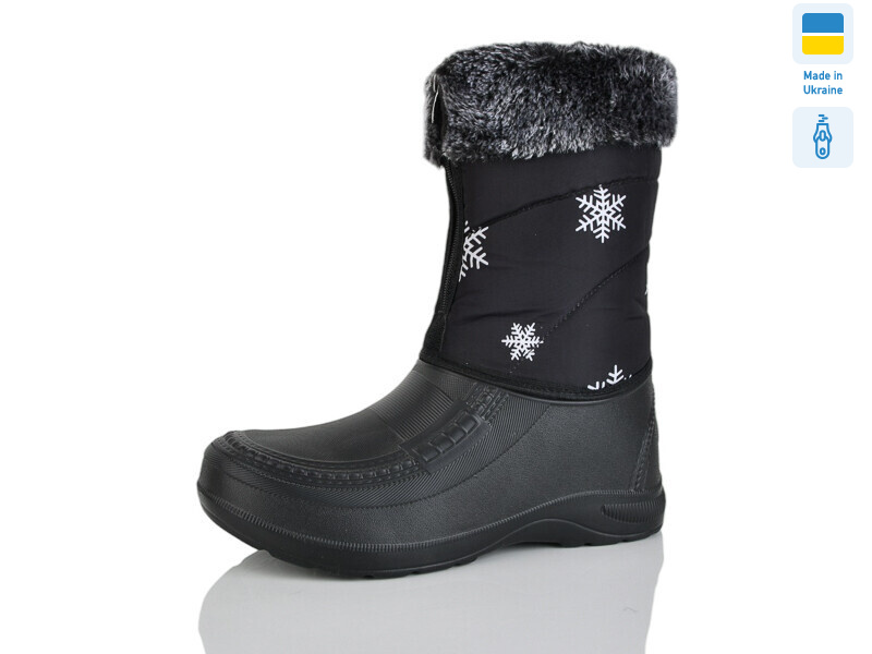 BM6 сніжинка чорний, 6 (37-41), <strong>220</strong>, зима