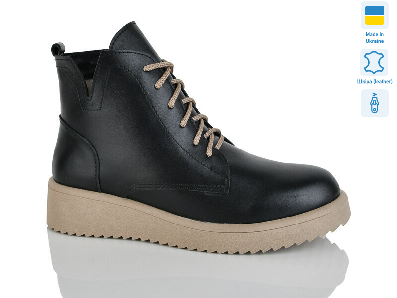 33 чорний беж к. зима, 6 (37-41), <strong>910</strong>, зима