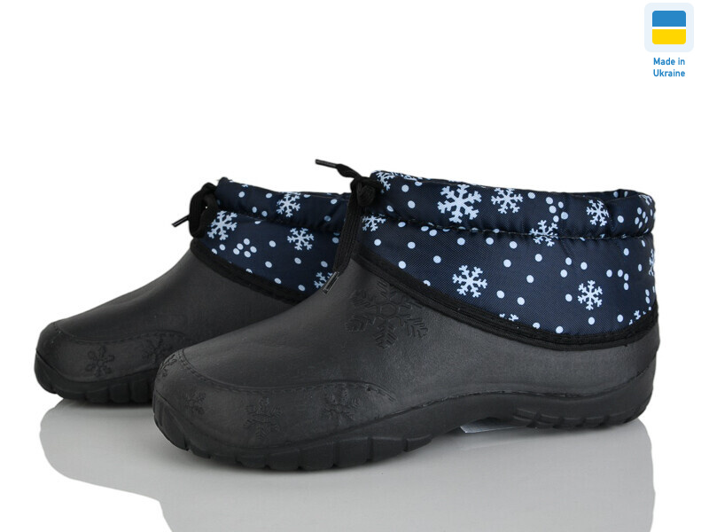 810 калоші сніжинка синій, 8 (37-41), <strong>150</strong>, зима