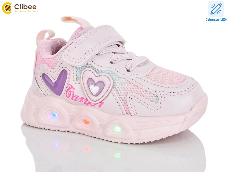 LA1163-2 pink LED, 6 (22-27), <strong>595</strong>, демісезон