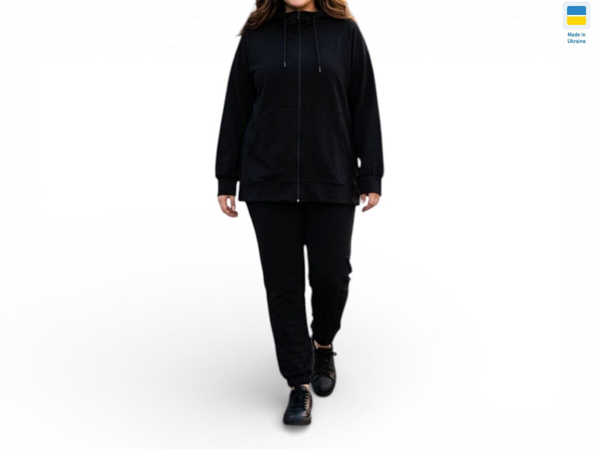 12-1 чорний, 2 (3XL-5XL), <strong>880</strong>, демісезон