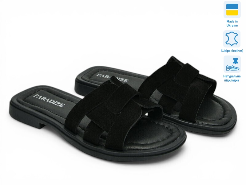 Paradize SL-M-2607 чорн замш бт, 6 (36-40), <strong>599</strong>, літо