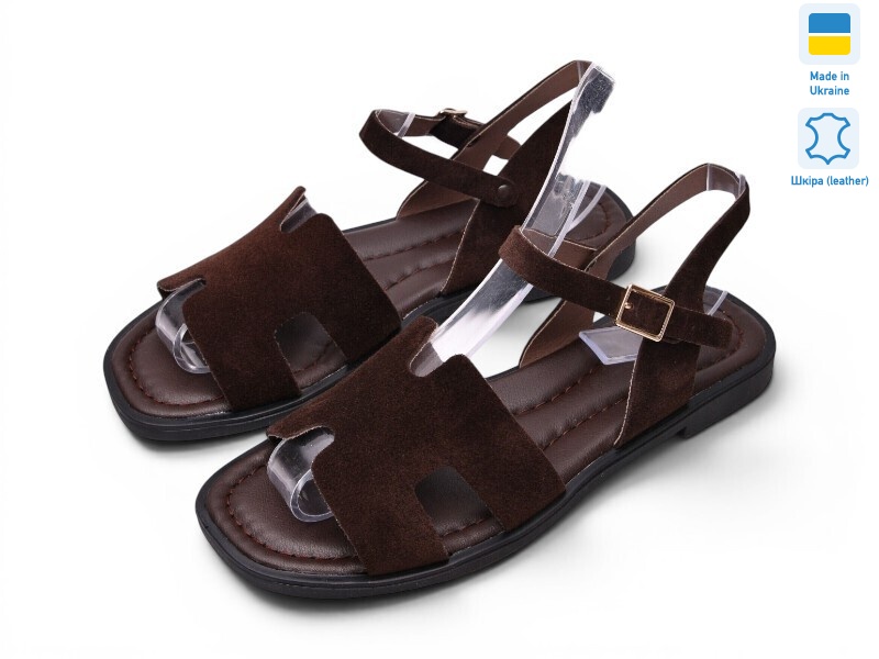 Paradize SAN-7505 коричневий замш, 6 (36-40), <strong>659</strong>, літо