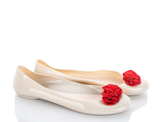 Балетка красный цветок, 12 (36-41), <strong>45</strong>, літо