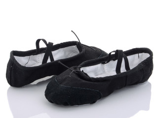 Балетки чёрные, 22 (24-45), <strong>130</strong>, літо