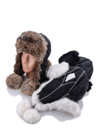 Ушанка жін. хутро кролик, 2 (One-size), <strong>450</strong>, зима
