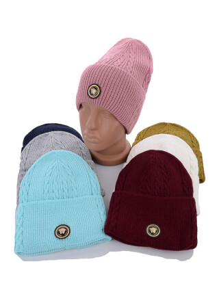 Шапка жін. фліс mix, 5 (One size), <strong>125</strong>, зима