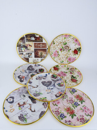 H00457 Піднос круглий з меламіну 28см, 120, <strong>0.79</strong>