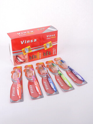 H00408 mix Зубна щітка 19,5см.,12шт., 576, <strong>0.29</strong>