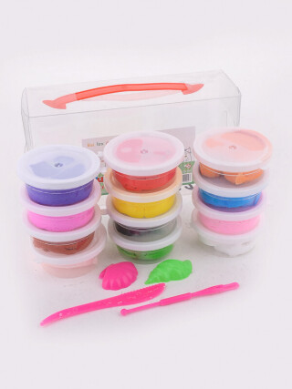 F90221 Пластилін 12 кольорів, 12шт., 15гр., 48, <strong>1.5</strong>