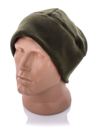 Шапка фліс хакі, 5 (M-L), <strong>80</strong>, демісезон
