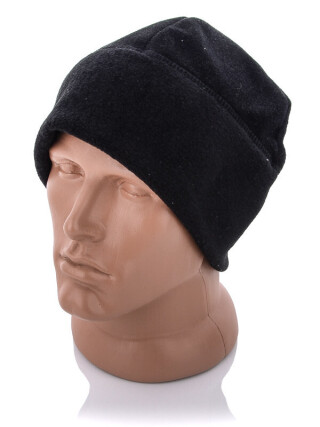 Шапка фліс чорний, 5 (M-L), <strong>80</strong>, демісезон