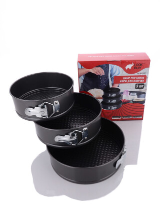 M02307 Форми роз'ємні 18/20/22 см, 3шт, 12, <strong>4.46</strong>