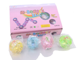 F00227 mix М'яч пострибунчик з підсвіткою, зі шнурком, 144, <strong>0.61</strong>