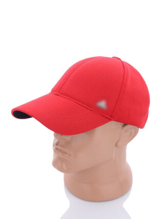 Кепка трикотаж з залізкою червоний, 3 (One size), <strong>155</strong>, демісезон