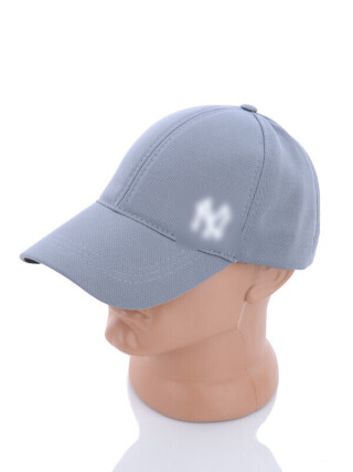 Кепка трикотаж з накатом сірий, 3 (One size), <strong>145</strong>, демісезон