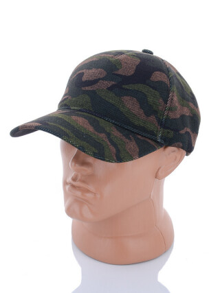 Кепка камуфляж трикотаж на резинці хакі, 3, <strong>125</strong>, демісезон
