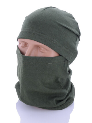 Балаклава зелений, 5 (One size), <strong>70</strong>, демісезон