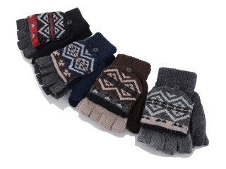 C13 без пальців  mix, 12 (One size), <strong>75</strong>, зима