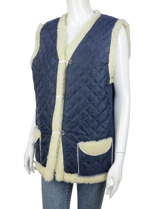 Жилетка хутро синьо-біла, 8 (52-62), <strong>260</strong>, зима