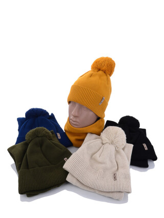 Набір шапка+баф mix, 3 (One size), <strong>240</strong>, зима