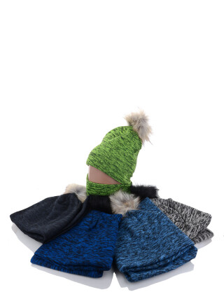 KA341 шапка + баф, 5 (50-52), <strong>75</strong>, зима