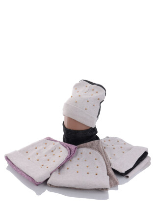 KA332 комплект mix фліс, 5 (50-52), <strong>75</strong>, зима