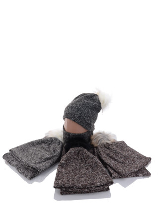 KA331 комплект mix фліс, 5 (50-52), <strong>75</strong>, зима