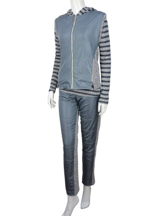 Ж436 (04280) grey-black флис, 4 (42-44), <strong>380</strong>, демісезон