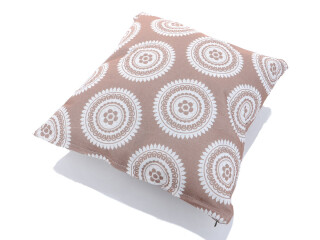 Подушка текстиль 08008-1 коричневий (40x40), 2, <strong>70</strong>